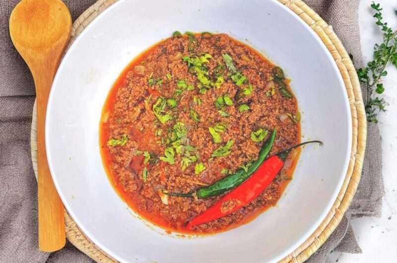 Keema Curry | Quick Instant Pot Beef Keema Curry Recipe