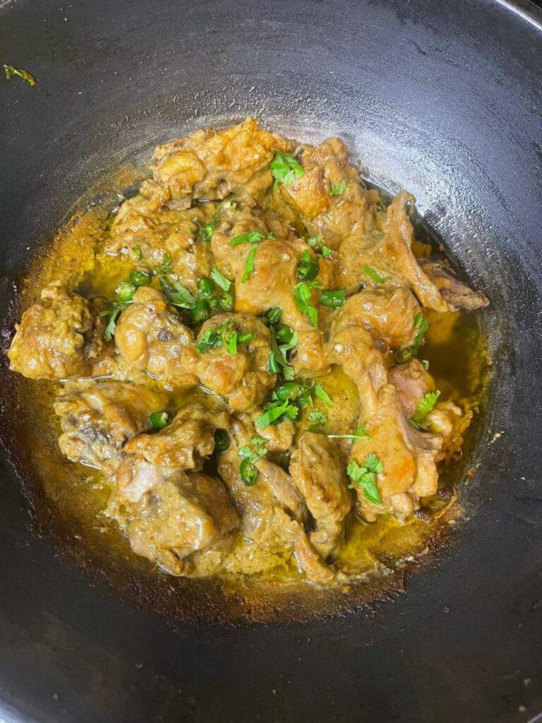 Dahi Chicken Karahi