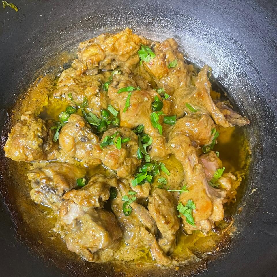 Dahi Chicken Karahi