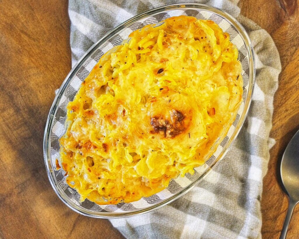 baked potato mac n cheese