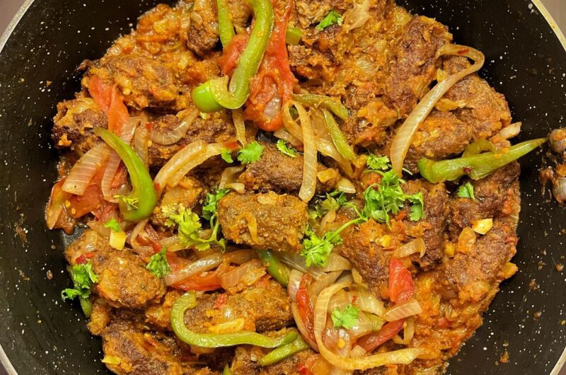 Homemade Seekh Kabab Karahi Recipe ( A Restaurant Style )