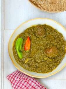 Palak kofta curry