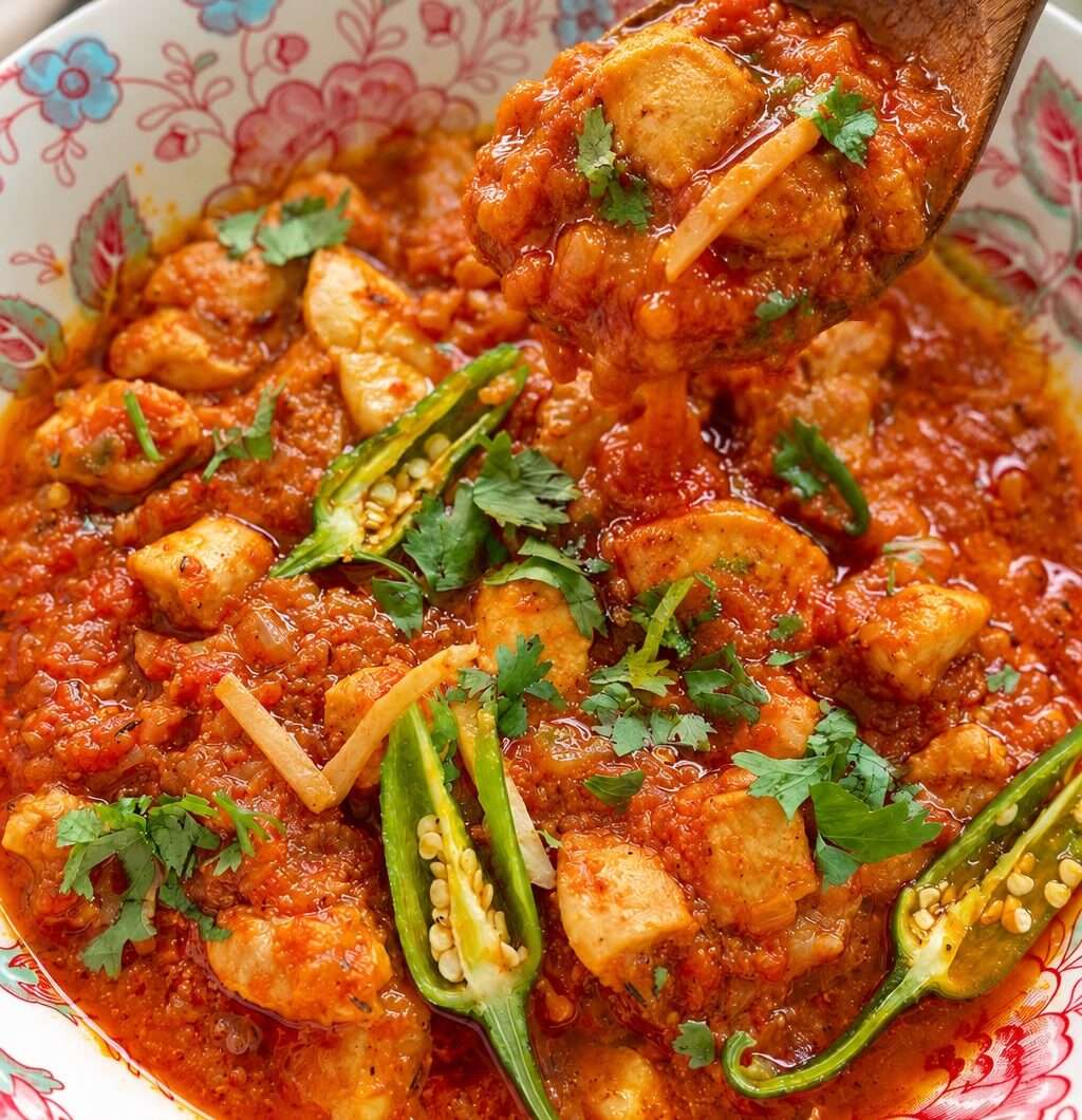 Pakistani Ginger Chicken Curry